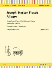 Fiocco, J: Allegro G-Dur G major