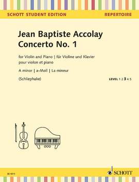 Accolay, J B: Concerto No. 1 A minor