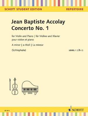 Accolay, J B: Concerto No. 1 A minor