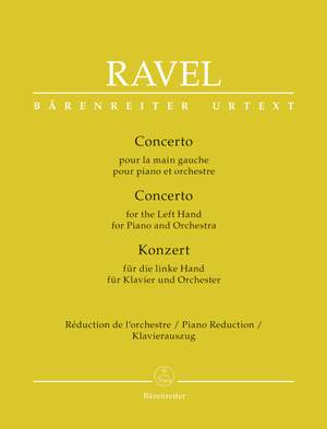 Ravel, Maurice: Concerto for the Left Hand for Piano and Orchestra