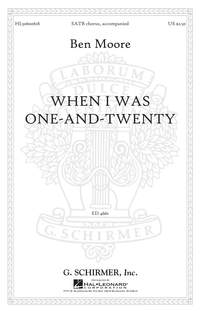 Ben Moore: When I was one-and-twenty