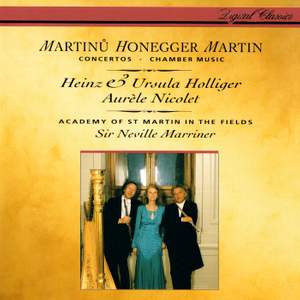 Honegger, Martinů & Martin: Chamber Music