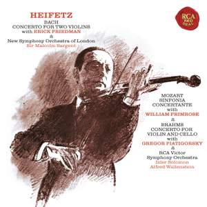 Bach & Brahms: Double Concertos & Mozart: Sinfonia concertante K364