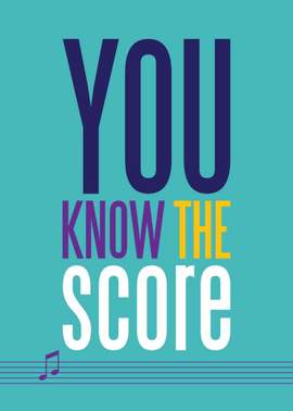 You Know The Score - Greeting Card