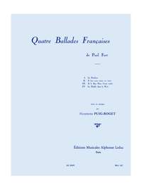 Henriette Puig-Roger: Quatre Ballade Françaises For Voice And Piano