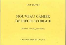 Guy Bovet: Nouveau cahier de pièces d'orgue