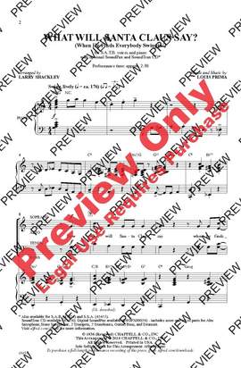 Louis Prima: What Will Santa Claus Say?