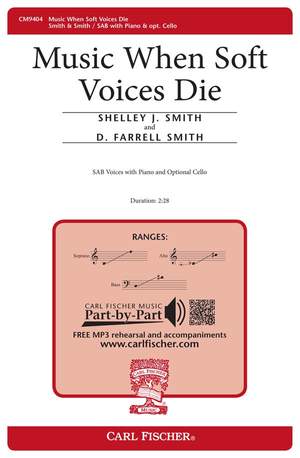 David Farrell Smith_Shelley J. Smith: Music When Soft Voices Die