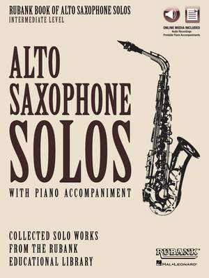 Rubank Book of Alto Saxophone Solos - Intermediate