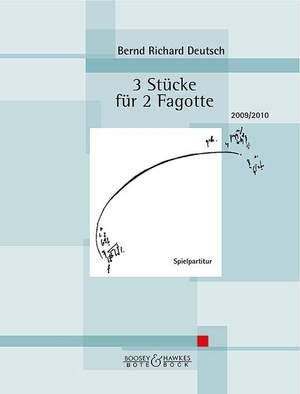 Deutsch, B R: 3 Stücke für 2 Fagotte Nr. 27
