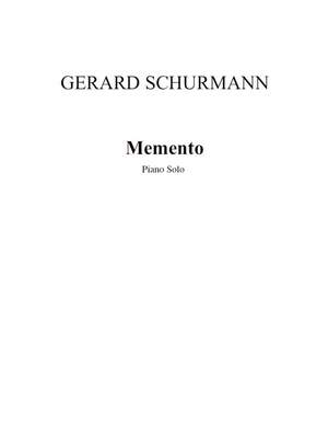 Gerard Schurmann: Memento