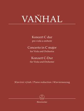 Vanhal, Jan Krtitel: Concerto for Viola and Orchestra in C major
