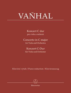Vanhal, Jan Krtitel: Concerto for Viola and Orchestra in C major