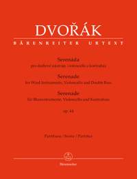 Dvorák, Antonín: Serenade for Wind Instruments, Violoncello and Double Bass op. 44