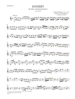 Albinoni, Tommaso: Concerto für Oboe op. 7/12 C-Dur