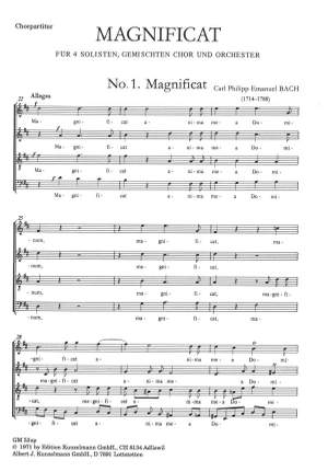 Bach, Carl Philipp Emanuel: Magnificat