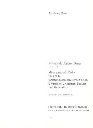 Brixi, Franz Xaver: Missa pastoralis D-Dur