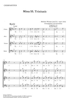 Wiesner, Melchiro: Missa Trinitatis