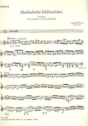 Mozart, Leopold: Musikalische Schlittenfahrt