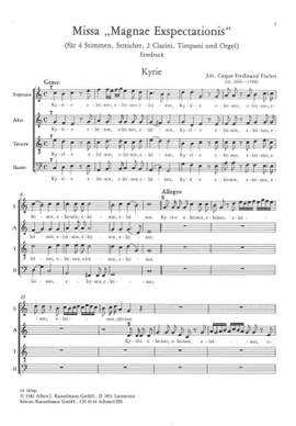 Fischer, Johann Caspar Ferdinand: Missa ''Magnae Expectationis''