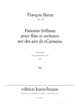 Borne, Francois: Fantaisie brillante für Flöte 'Carmen'