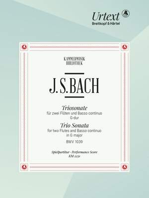 Bach, JS: Trio Sonata in G major BWV 1039