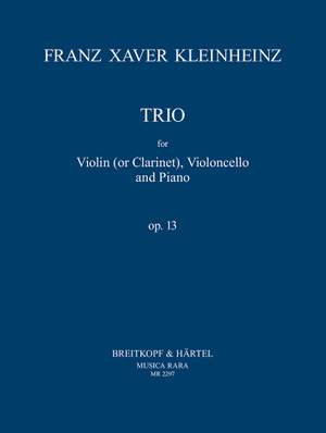 Kleinheinz, Franz Xaver: Klaviertrio Es-Dur op. 13