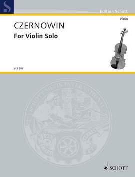 Czernowin, C: For Violin Solo