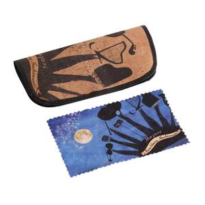Cork Glasses Case & Cleaning Cloth - Mozart