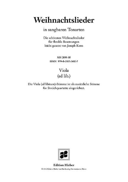 Weihnachtslieder