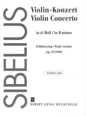 Sibelius, J: Violin-Konzert d-Moll D minor op. 47