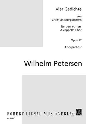 Petersen, W: Vier Gedichte op. 17