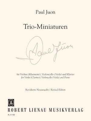 Juon, P: Trio Miniatures