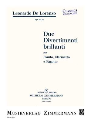 Lorenzo, L d: Due Divertimenti brillanti op. 24, op. 29