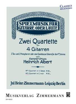 Albert, H: Quartett Nr. 2 in c-Moll C minor