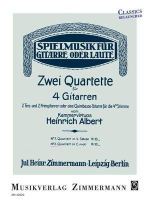 Albert, H: Quartett Nr. 2 in c-Moll C minor