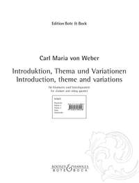 Weber, C M v: Introduction, Thema and Variations
