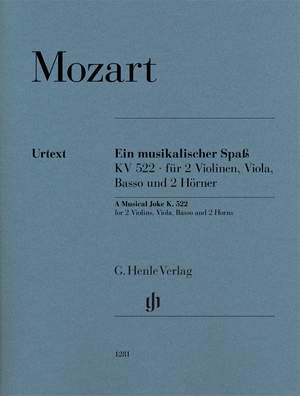 Mozart, W A: A Musical Joke KV. 522