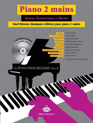 Tomasco Giovanni Albinoni: 9 Thèmes classiques célèbres pour Piano Vol. 2