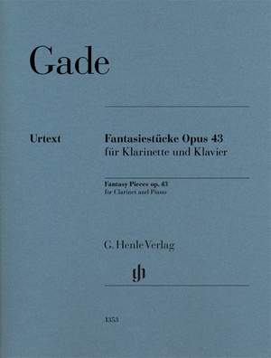 Gade, N W: Fantasy Pieces op. 43