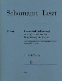 Schumann, R: Love Song (Dedication)