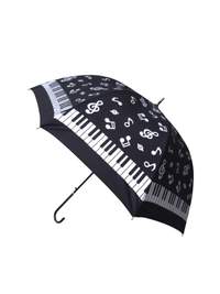 Umbrella Black And White Music Notes/Keyboard