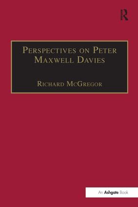 Perspectives on Peter Maxwell Davies