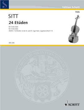 Sitt, H: 24 Etüden aus op. 32 Issue 2