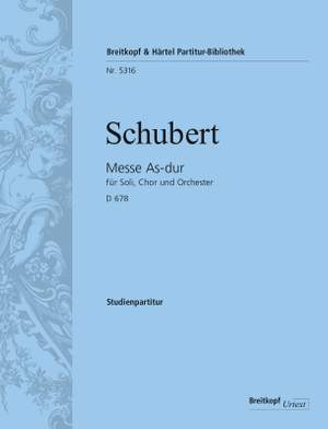 Schubert: Messe As-dur D 678