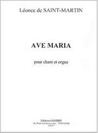 Saint-Martin, Leonce de: Ave Maria Op.17 (voice and organ)