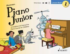Heumann, H: Piano Junior: Lesson Book 1 Vol. 1