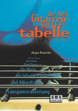 Die AMA Gitarren Grifftabelle