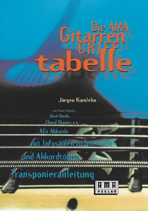 Die AMA Gitarren Grifftabelle