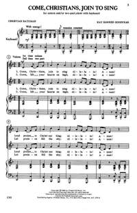 Kay Hawkes Goodyear: Come, Christians, Join To Sing